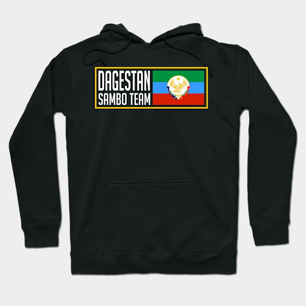 Dagestan Sambo Team, Dagestan Flag Hoodie by Jakavonis